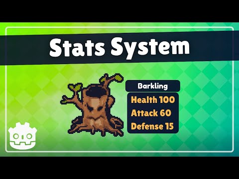 Advanced Stats System in Godot! (exp, leveling, buffs, etc.)