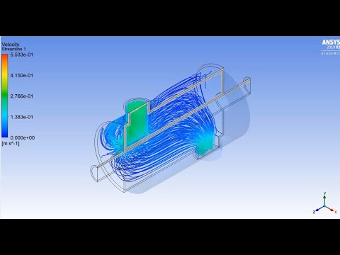 Ansys Fluent: Counter Flow Heat Exchanger Using Symmetry BC