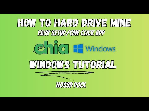 How to Hard Drive Mine Chia | Easy/Simple Setup | Chia Mining | NoSSD Pool | Windows Tutorial | 2025