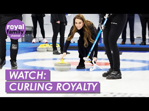 WATCH: Prince William and Princess Kate Take on Curling Challenge