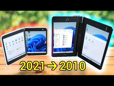 Windows 11 on Libretto W100 | The First Dualscreen Laptop