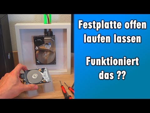 Festplatte offen laufen lassen 🤔 funktioniert das ??