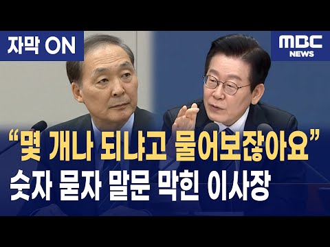 [자막] 이재명 대통령 연속 질문… 코이카 이사장 끝내 답 못했다