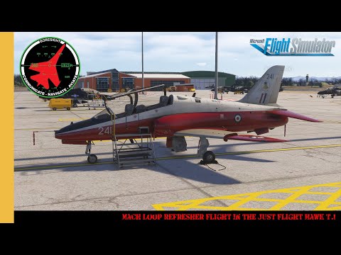 Mach Loop Refresher Flight In The Just Flight Hawk T.1 | Microsoft Flight Simulator | MSFS