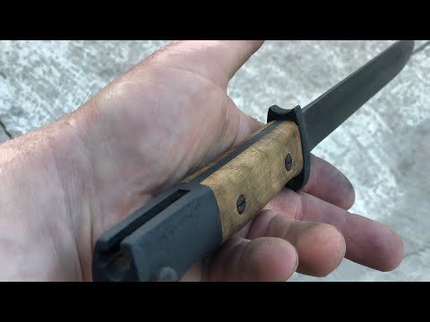 Restoration Rusty Knife. WW2 Bayonet Restoration