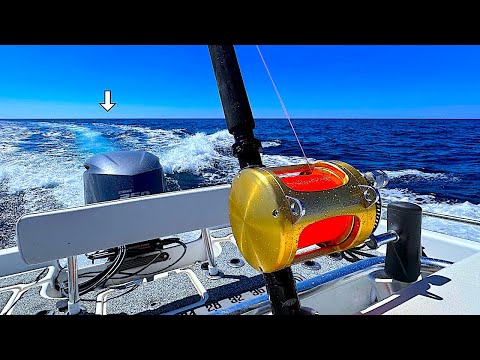 Fishing SOLO in a BAY BOAT *35 Miles* Out in the Gulf When I Caught THIS!