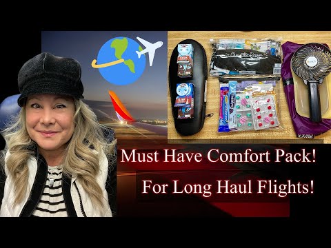 Long Haul Flight! Making Economy Feel like Business Class! Comfort Items Episode 1 of 3