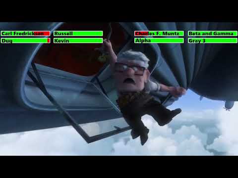 Up (2009) Final Battle with healthbars 1/2 (REUPLOAD)
