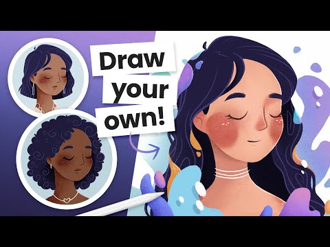 How To Draw A Colorful Cartoon Face • Step-by-step tutorial
