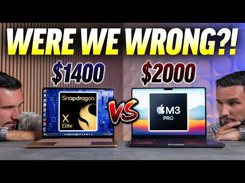 Snapdragon X Elite vs M3 Pro MBP - How is THIS Possible?!