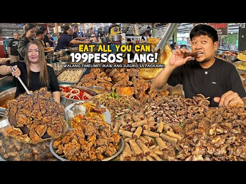 199Pesos "EAT ALL YOU CAN na WALANG TIMELIMIT!" Ikaw ang SUSUKO sa PAGKAIN! UNLI Putok Batok Buffet!