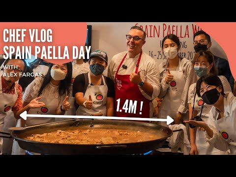 Chef Vlog: Cooking a Giant 1.4-metre Paella for World Paella Day 2022