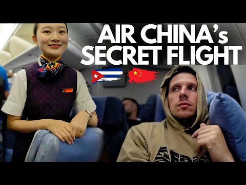 Onboard China's SECRET CUBA FLIGHT!