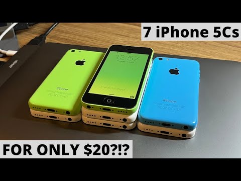 I Bought 7 iPhone 5Cs.. (FOR ONLY $20)