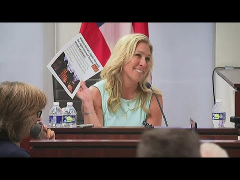 Marjorie Taylor Greene answers questions in reelection challenge hearing