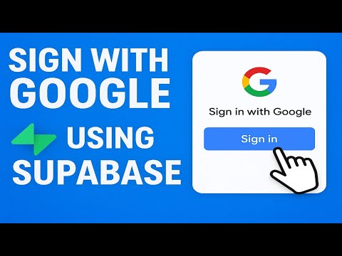 Sign in With Google using Supabase in Flutter | Part 1