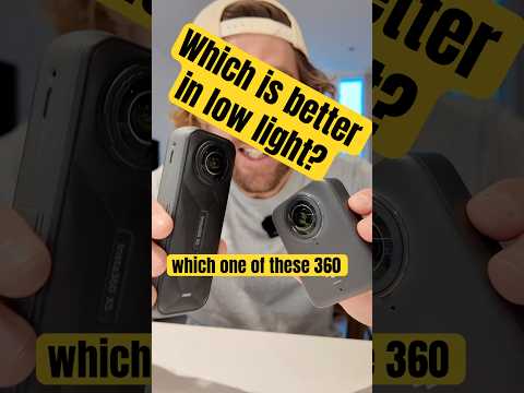X5 vs Osmo 360 in Low Light which is Better? #insta360x5 #djiosmo360 #lowlight #purevideomode