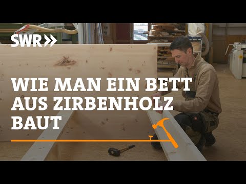 How to build a bed from pine wood | SWR Handwerkskunst