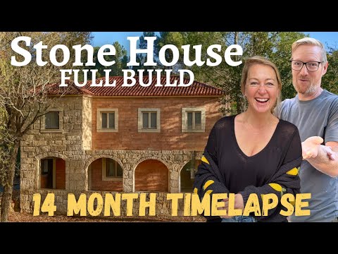 14 Months Building Our Stone House in Portugal | Full TIMELAPSE