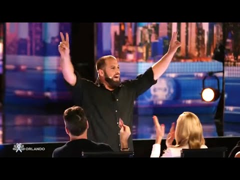 Football Star Jon Dorenbos Wows The Judges with Card Magic on America's Got Talent