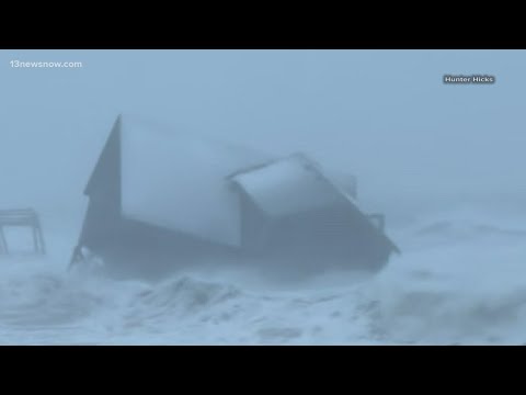 Four more homes collapse on the Outer Banks