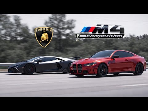 Lamborghini Revuelto vs BMW M4 G82 😱 V12 Hybrid vs M-Power!