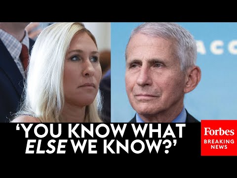 JUST IN: Marjorie Taylor Greene Targets Dr. Fauci, Intel Community Over Failure To Confirm Lab Leak