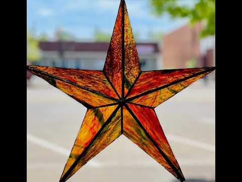 Stained Glass 3D Star