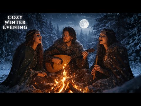 Cozy Winter Evening | Celtic Ambient Music for Stress Relief, Sleep & Deep Relaxation