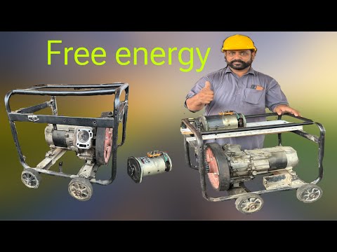 Make a free energy 220v | gasoline generator converting to free energy generator