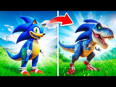 ПРОКАЧАЛ СОНИКА В ДИНОЗАВРА в ГТА 5 ОНЛАЙН (GTA 5 ONLINE)