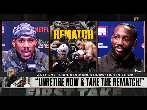 Anthony Joshua Begs Terence Crawford To Unretire & Take Canelo Alvarez Rematch!