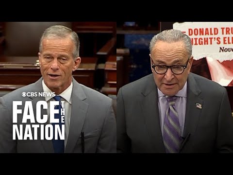 Watch: Thune, Schumer speak on government shutdown Day 37
