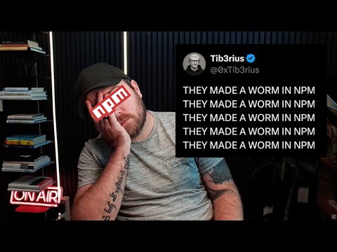 massive self replicating malware worm in npm