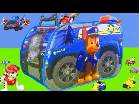 ألعاب باو باترول :شاحنة كبيرة مع المركبات الصغيرة Paw Patrol Arabic