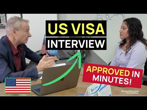 Latest U.S. Visa Interview 🇺🇸 | US Embassy Test