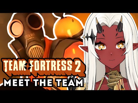 TF2 "Meet the Team" Reaction l VTuber Watches for the First Time!
