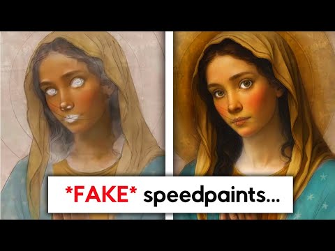 Artist Fools People With FAKE Speedpaints...