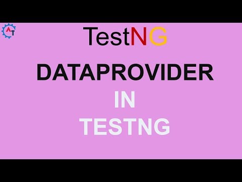 DataProvider in TestNG