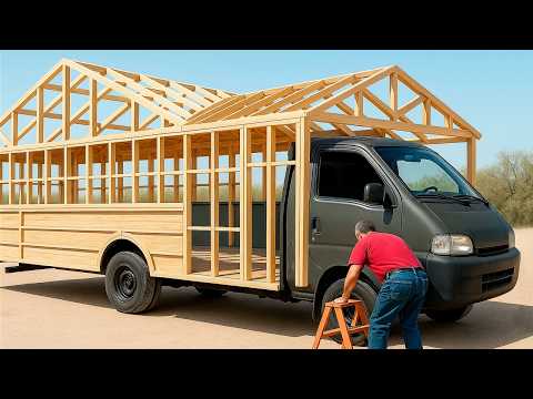 Man Builds STUNNING DIY CAMPER | Start to Finish Conversion @yudai kawase