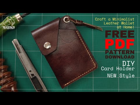 How to Make The Urbanist EDC Vertical Wallet | Step-by-Step Leather Craft Tutorial