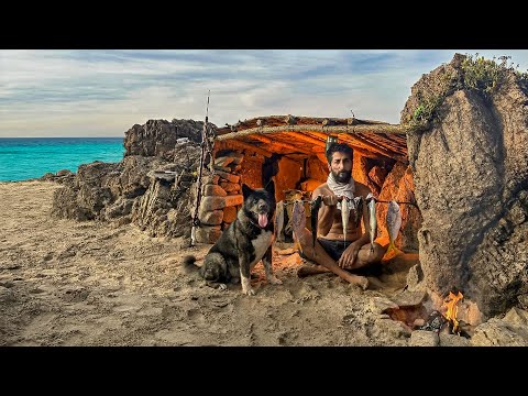 3 DAYS solo survival CHALLENGE (NO FOOD, NO WATER, NO SHELTER) Catch and Cook. Bushcraft Camping