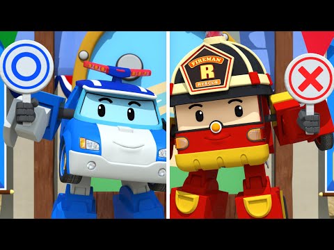 儿童问答比赛│变形警车珀利安全篇动画合集│45分钟│儿童安全教育│儿童动画│变形警车珀利TV