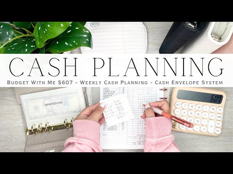 Budget With Me $607 | Cash Planning for the Week | How I Figure Out the Money I Add to My Envelopes