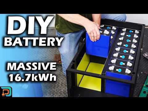 Massive DIY Solar Battery Build Step by Step!
