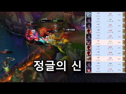 정글의 승리법칙을 깨달아버렸습니다