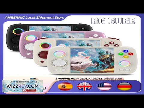 ANBERNIC RGCube Handheld Game Console Android 13 Game Player 3.95" IPS Screen