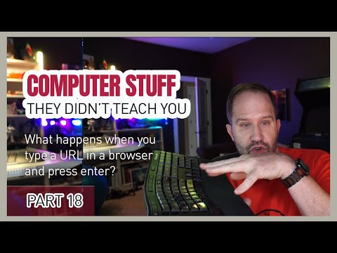 What happens when you type a URL in the web browser and press Enter? Computer Stuff #18
