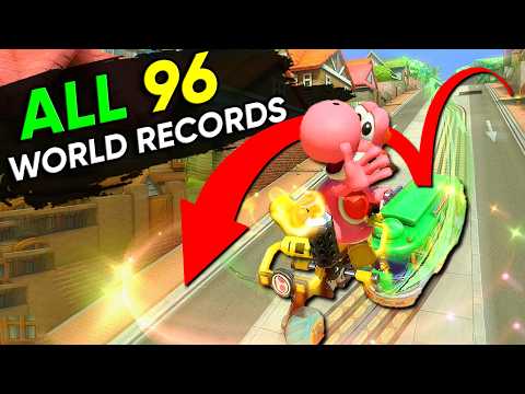 Reacting to EVERY Mario Kart 8 Deluxe 150cc World Record!