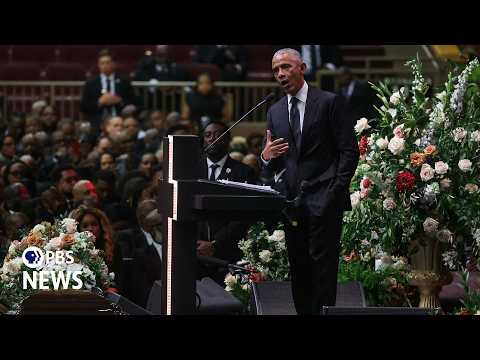 WATCH: Barack Obama's full eulogy at Rev. Jesse Jackson's memorial in Chicago
